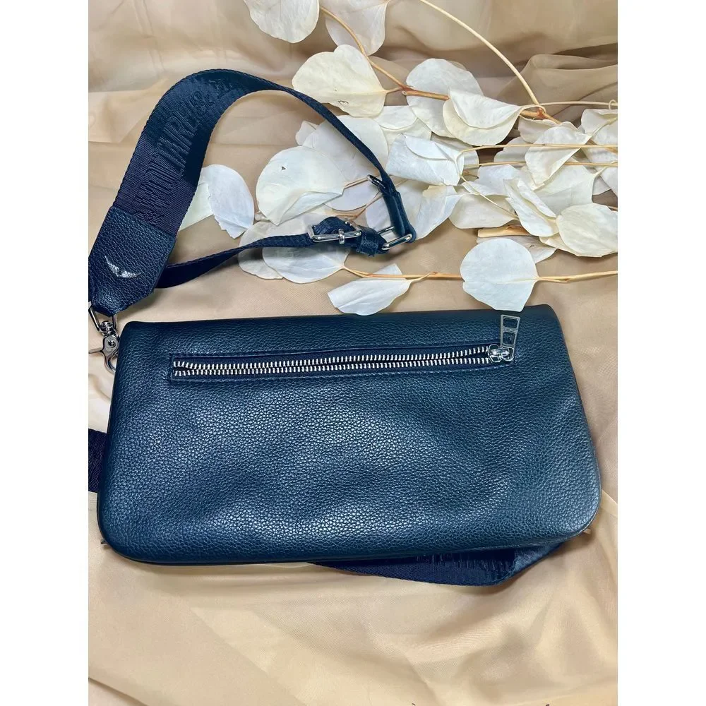 Zadig & Voltaire Rock Clutch Black Leather - Picture 6 of 13